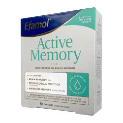 Эфамол Брейн Мемори Актив / Efamol Brain Active Memory капсулы №30 в Чебоксарах и области фото