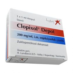 Клопиксол Депо 200 мг/мл р-р для в/м введения (масляный) 1мл №1 (1 амп!!!) в Чебоксарах и области фото