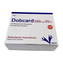 Добутамин Добкард Dobcard (dobutamine) р-р д/ин амп 250мг/20мл в Чебоксарах и области фото